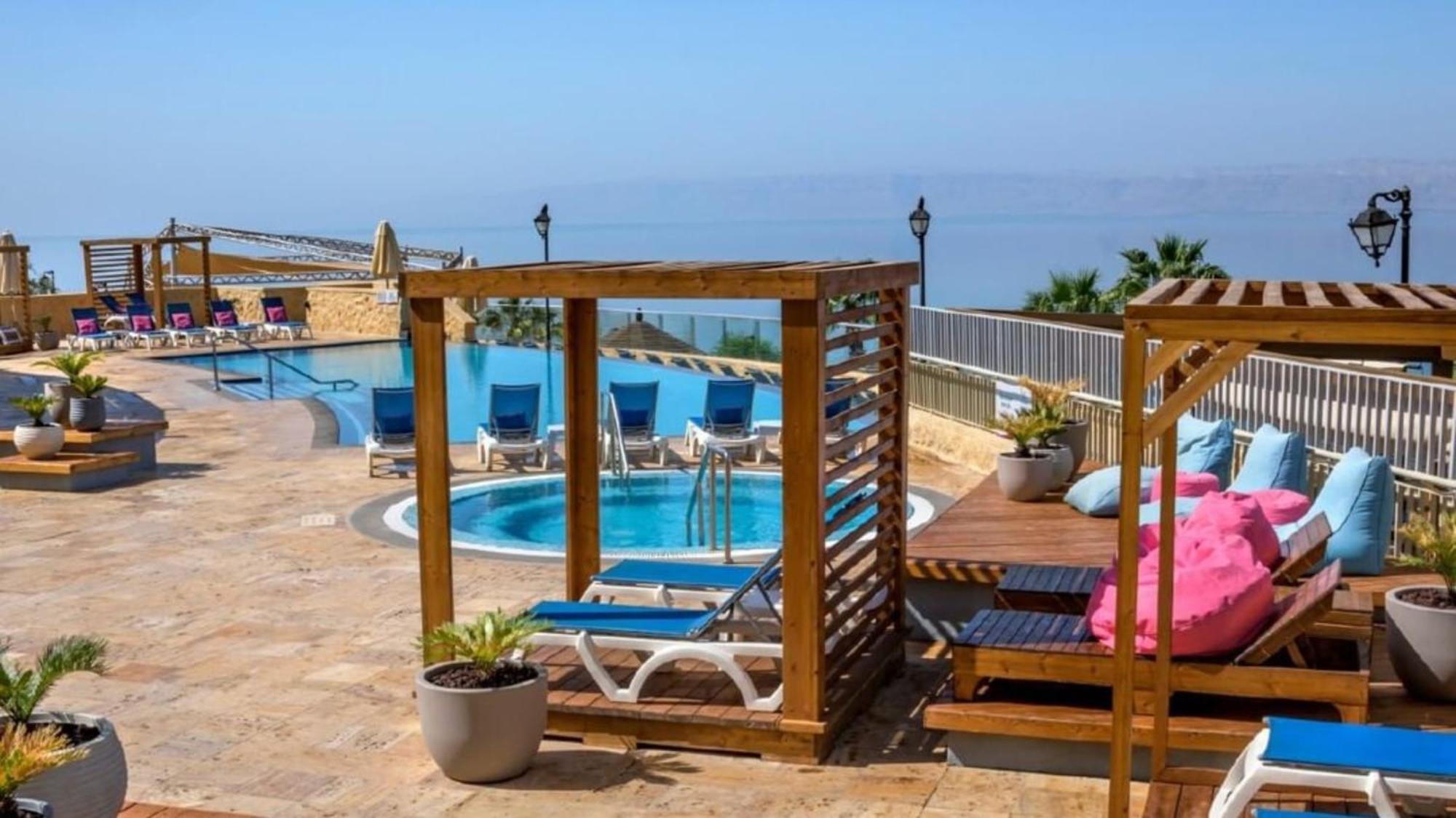 Crowne Plaza Jordan Dead Sea Resort & Spa By Ihg Sweimeh Buitenkant foto Pergola